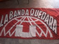 Trapo - Bandeira - Faixa - Telón - Trapo de la Barra: La Banda de la Quema • Club: Huracán