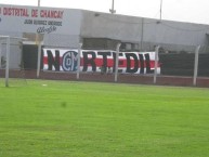 Trapo - Bandeira - Faixa - Telón - Trapo de la Barra: La Banda del Basurero • Club: Deportivo Municipal • País: Peru