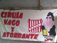 Trapo - Bandeira - Faixa - Telón - Trapo de la Barra: La Banda del Camion • Club: San Martín de Tucumán