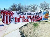 Trapo - Bandeira - Faixa - Telón - "La Plaza de los Perros" Trapo de la Barra: La Banda del Camion • Club: San Martín de Tucumán