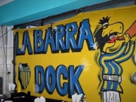 Trapo - Bandeira - Faixa - Telón - Trapo de la Barra: La Banda del Docke • Club: Dock Sud