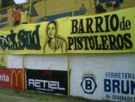 Trapo - Bandeira - Faixa - Telón - Trapo de la Barra: La Banda del Docke • Club: Dock Sud • País: Argentina
