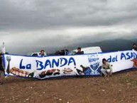 Trapo - Bandeira - Faixa - Telón - "LA BANDA DEL ASADO" Trapo de la Barra: La Banda del Expreso • Club: Godoy Cruz