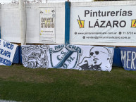 Trapo - Bandeira - Faixa - Telón - Trapo de la Barra: La Banda del Parque &bull; Club: Deportivo Merlo &bull; País: Argentina
