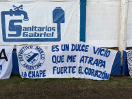 Trapo - Bandeira - Faixa - Telón - Trapo de la Barra: La Banda del Parque &bull; Club: Deportivo Merlo &bull; País: Argentina