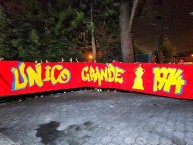 Trapo - Bandeira - Faixa - Telón - "1974 campeon de concacaf" Trapo de la Barra: La Banda del Rojo &bull; Club: Municipal