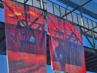 Trapo - Bandeira - Faixa - Telón - Trapo de la Barra: La Banda del Rojo &bull; Club: Municipal