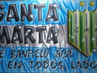 Trapo - Bandeira - Faixa - Telón - Trapo de la Barra: La Banda del Sur • Club: Banfield • País: Argentina