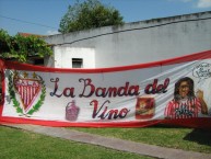 Trapo - Bandeira - Faixa - Telón - "La Banda Del Vino" Trapo de la Barra: La Banda Descontrolada • Club: Los Andes • País: Argentina