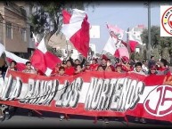 Trapo - Bandeira - Faixa - Telón - Trapo de la Barra: La Banda Los Norteños • Club: Juan Aurich • País: Peru