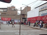 Trapo - Bandeira - Faixa - Telón - Trapo de la Barra: La Banda Los Norteños • Club: Juan Aurich