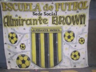 Trapo - Bandeira - Faixa - Telón - Trapo de la Barra: La Banda Monstruo • Club: Almirante Brown • País: Argentina