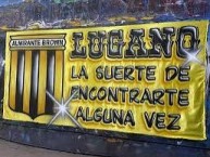 Trapo - Bandeira - Faixa - Telón - Trapo de la Barra: La Banda Monstruo &bull; Club: Almirante Brown &bull; País: Argentina