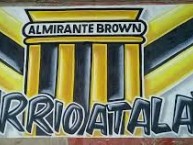 Trapo - Bandeira - Faixa - Telón - Trapo de la Barra: La Banda Monstruo &bull; Club: Almirante Brown &bull; País: Argentina