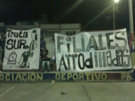 Trapo - Bandeira - Faixa - Telón - "Trapo dedicado a los que siendo pastusos le van a un equipo paisa." Trapo de la Barra: La Banda Tricolor &bull; Club: Deportivo Pasto &bull; País: Colombia