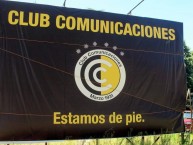 Trapo - Bandeira - Faixa - Telón - Trapo de la Barra: La Barra de Agronomia • Club: Club Comunicaciones