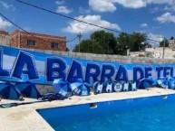Trapo - Bandeira - Faixa - Telón - Trapo de la Barra: La Barra de San Telmo • Club: San Telmo • País: Argentina