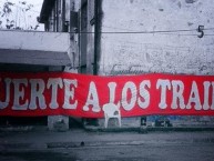 Trapo - Bandeira - Faixa - Telón - Trapo de la Barra: La Barra del Rojo • Club: Independiente