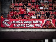 Trapo - Bandeira - Faixa - Telón - Trapo de la Barra: La Barra del Rojo &bull; Club: Independiente