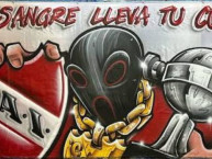 Trapo - Bandeira - Faixa - Telón - Trapo de la Barra: La Barra del Rojo &bull; Club: Independiente &bull; País: Argentina