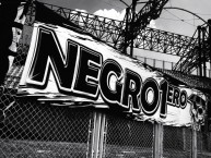 Trapo - Bandeira - Faixa - Telón - "AGT LA CALAVERA" Trapo de la Barra: La Burra Brava &bull; Club: Zamora &bull; País: Venezuela