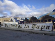 Trapo - Bandeira - Faixa - Telón - "Trapo del escuadrón La Banda de la Tapa 34" Trapo de la Barra: La Gloriosa Ultra Sur 34 • Club: The Strongest • País: Bolívia