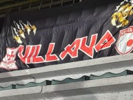 Trapo - Bandeira - Faixa - Telón - Trapo de la Barra: La Guardia Albi Roja Sur &bull; Club: Independiente Santa Fe