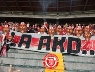 Trapo - Bandeira - Faixa - Telón - Trapo de la Barra: La Guardia Albi Roja Sur &bull; Club: Independiente Santa Fe