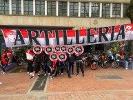 Trapo - Bandeira - Faixa - Telón - Trapo de la Barra: La Guardia Albi Roja Sur &bull; Club: Independiente Santa Fe