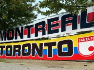 Trapo - Bandeira - Faixa - Telón - Trapo de la Barra: La Guardia Albi Roja Sur &bull; Club: Independiente Santa Fe &bull; País: Colombia