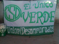 Trapo - Bandeira - Faixa - Telón - Trapo de la Barra: La Guardia Puyutana &bull; Club: Sportivo Desamparados &bull; País: Argentina