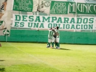 Trapo - Bandeira - Faixa - Telón - "DESAMPARADOS ES UNA OBLIGACIÓN" Trapo de la Barra: La Guardia Puyutana &bull; Club: Sportivo Desamparados