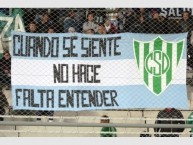 Trapo - Bandeira - Faixa - Telón - Trapo de la Barra: La Guardia Puyutana • Club: Sportivo Desamparados • País: Argentina