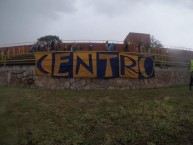 Trapo - Bandeira - Faixa - Telón - "Barrio Centro" Trapo de la Barra: La Guerrilla • Club: San Luis