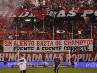 Trapo - Bandeira - Faixa - Telón - "Sin aliento basta de chamuyos, frente a frente corriste" Trapo de la Barra: La Hinchada Más Popular &bull; Club: Newell's Old Boys