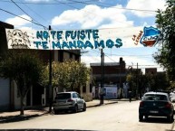 Trapo - Bandeira - Faixa - Telón - "NO TE FUISTE, TE MANDAMOS" Trapo de la Barra: La Inigualable Nº1 del Norte • Club: Juventud Antoniana • País: Argentina