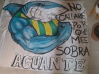 Trapo - Bandeira - Faixa - Telón - Trapo de la Barra: La Pesada del Puerto &bull; Club: Aldosivi &bull; País: Argentina