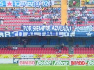 Trapo - Bandeira - Faixa - Telón - Trapo de la Barra: La Sangre Azul • Club: Cruz Azul • País: México