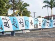 Trapo - Bandeira - Faixa - Telón - Trapo de la Barra: La Terrorizer &bull; Club: Tampico Madero &bull; País: México