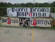 Trapo - Bandeira - Faixa - Telón - Trapo de la Barra: La Ultra Blanca y Barra Brava 96 • Club: Alianza • País: El Salvador