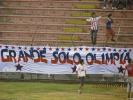 Trapo - Bandeira - Faixa - Telón - "Trapo 'Grande Solo Olimpia'" Trapo de la Barra: La Ultra Fiel • Club: Club Deportivo Olimpia • País: Honduras