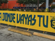 Trapo - Bandeira - Faixa - Telón - "A donde vayas tU" Trapo de la Barra: Libres y Lokos &bull; Club: Tigres