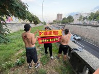 Trapo - Bandeira - Faixa - Telón - Trapo de la Barra: Lobo Sur &bull; Club: Pereira &bull; País: Colombia