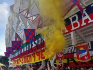 Trapo - Bandeira - Faixa - Telón - "LA BANDA DEL MORELIA ~ LA FAMOSA BANDA DEL PONIENTE" Trapo de la Barra: Locura 81 &bull; Club: Monarcas Morelia