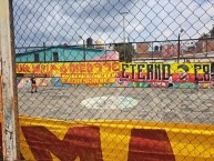 Trapo - Bandeira - Faixa - Telón - "~ LA FAMOSA BANDA DEL PONIENTE★LA BANDA DEL ROJIAMARILLO★" Trapo de la Barra: Locura 81 &bull; Club: Monarcas Morelia