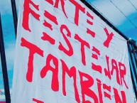 Trapo - Bandeira - Faixa - Telón - Trapo de la Barra: Los Capangas • Club: Instituto
