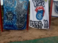 Trapo - Bandeira - Faixa - Telón - Trapo de la Barra: Los Caudillos del Parque • Club: Independiente Rivadavia