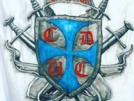 Trapo - Bandeira - Faixa - Telón - Trapo de la Barra: Los Cruzados • Club: Universidad Católica