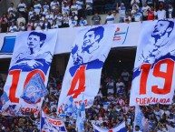 Trapo - Bandeira - Faixa - Telón - "Adiós Capitanes" Trapo de la Barra: Los Cruzados &bull; Club: Universidad Católica &bull; País: Chile