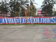Trapo - Bandeira - Faixa - Telón - Trapo de la Barra: Los de Abajo • Club: Universidad de Chile - La U • País: Chile